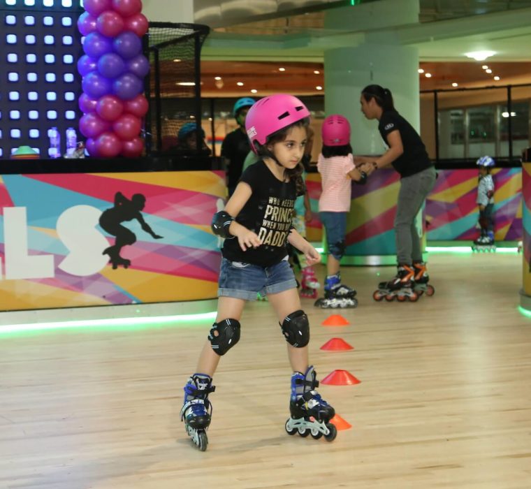 roller skating girl